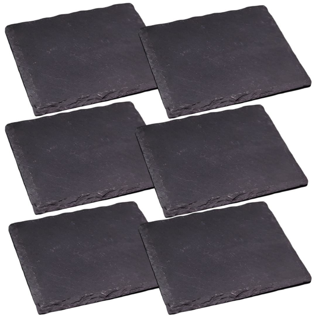 Slate Onderzetters|6st|